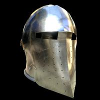 visored barbuta helmet