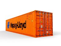 40 feet hapag-lloyd standard shipping container