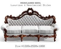 sample cnc carving classic sofa 06