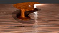 the table