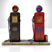 old gas pump