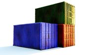 rusty marine container