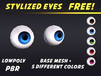 stylized eyes