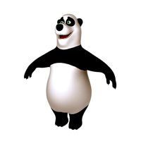 panda cartoon 02
