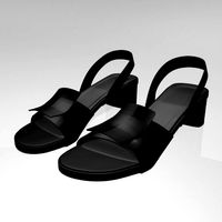 round-toe chunky-heel sandals 01