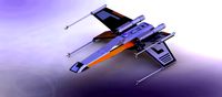 x-wing starfighter from star wars