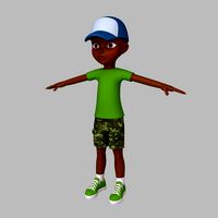 black boy cartoon