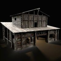 granary warehouse medieval barn storage store village fantasy