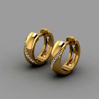 earrings diagonal