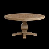 round lisette dining table pine wood