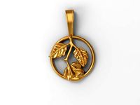 pendant rose