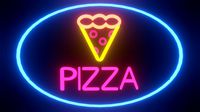 letrero pizza nen