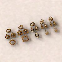 mini set ring earring necklace 5models
