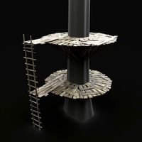 tree platform wooden construction scout tower watchtower nextgen
