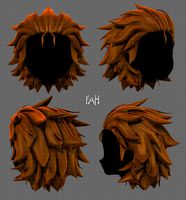 3d hair style for girl v89
