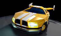 muscle low poly car
