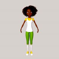 black girl cartoon