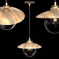 edmund pendant light natural maple