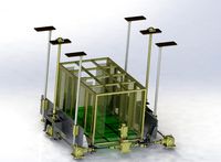 positioning mechanism of heavy-duty platform