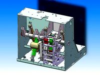 mechanism model of circuit breaker with star gear reducer