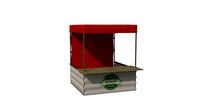 3d marketing tent - box 2x2m