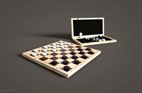 Checkers PBR- low poly- game ready