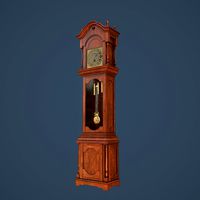 rigged grandfather clock