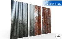Corrugated galvanized sheets