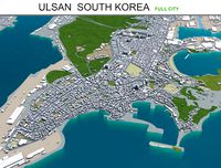 ulsan city south korea 100km