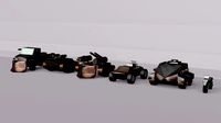 military vehicles