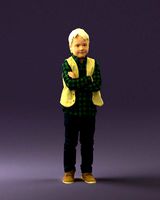 kid in plaid green tshirt 0611