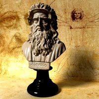 leonardo da vinci bust