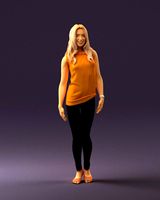 woman in orange top 0609
