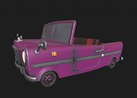 retro car cartoon