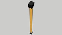 LAMPADA TUBULAR T8 LARANJA