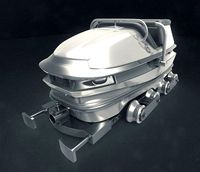 3d roller coaster cart - high poly