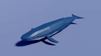 cartoon blue whale