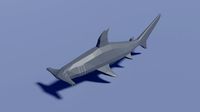 cartoon hammerhead shark