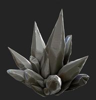 3d crystal gems - high poly