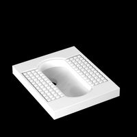 orissa pan toilet modeled in 3ds max