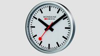 mondaine stop2go swiss wallclock 40cm