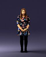 girl in colorful dress 0482