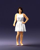 girl in white dress 0478