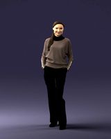 girl with braid trousers 0515