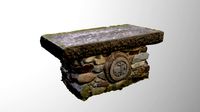 3d church altar scan from a real object