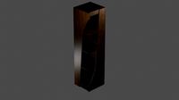 Curved shelf