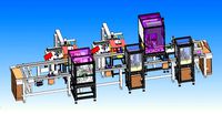 automobile door lock production line