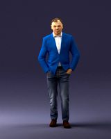 man in brown shoes and jeans 0377