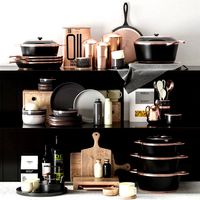 copper kitche set