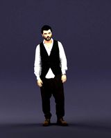 black white man 0432